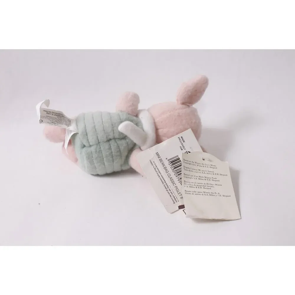 Disney Store Classic Piglet Bean Bag with Tag Pooh Collectible ~ 260702-WH 1207
